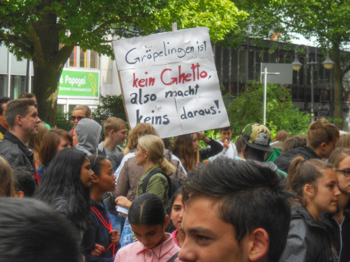 Bremen-Gröpelingen - Campus Ohlenhof muß bleiben: Protest gegen die Politik von Carsten Sieling